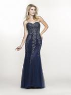 Bg Haute - G3107 Dress In Navy