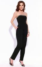 Jolene Collection - 15512- Jumpsuit In Black