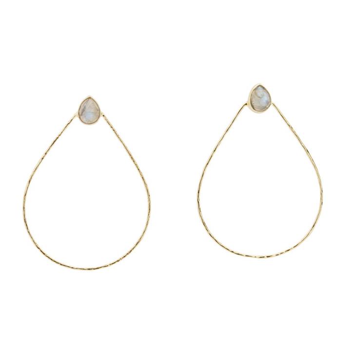 Margaret Elizabeth - Teardrop Hoops