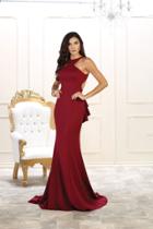 May Queen - Mq1531 Halter Style Mermaid Gown