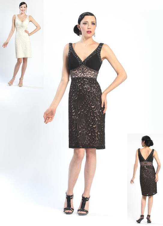 Sue Wong - N4367 Dress In Black Rose
