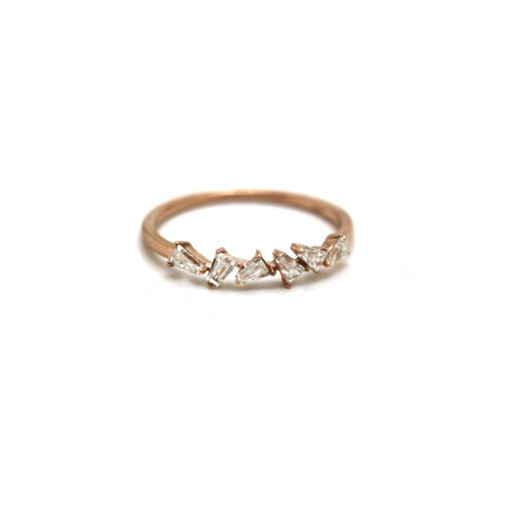 Tresor Collection - Diamond Baguette Ring In 18k Rg