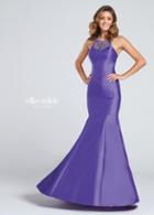Ellie Wilde - Beaded Illusion Back Prom Dress Ew117011