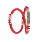 Mabel Chong - Radiant Red Double Leather Bracelet