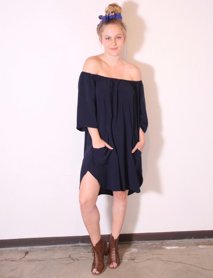 Tysa - Senorita Mini Dress In Navy