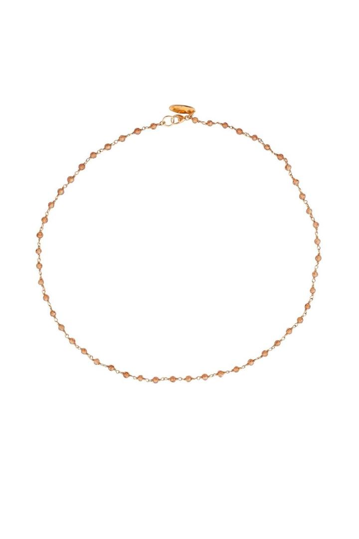 Heather Gardner - Bridal Faceted Rose Swarovski Link Necklace