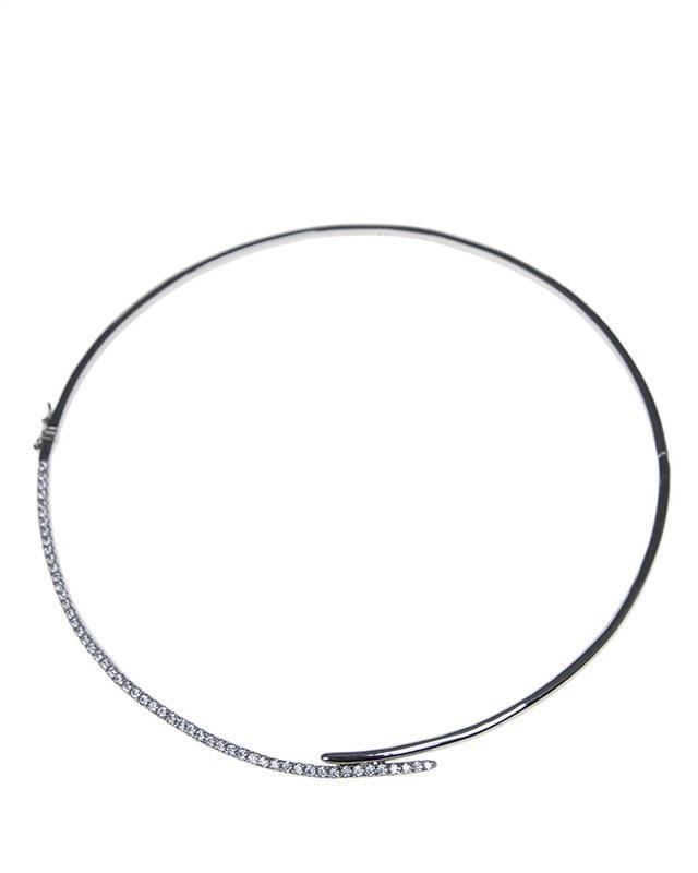 Cz By Kenneth Jay Lane - Pave Collar Necklace