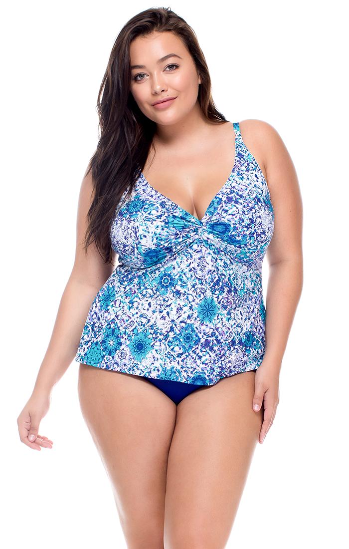 Curve Swimwear - Forever Tankini Top 377c/dodse
