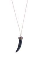 Black Onyx Diamond Tusk