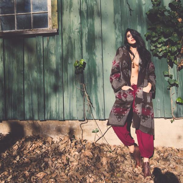 Tysa - Wisdom Coat In Red Bluff