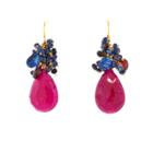 Mabel Chong - Ruby Red Earrings-wholesale