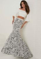 Tiffany Homecoming - 16272 Off-shoulder Two-piece Mermaid Gown