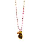 Mabel Chong - Spring Druzy With Sapphire Necklace