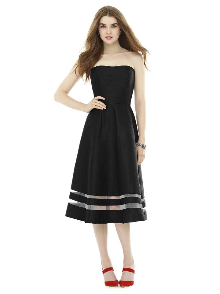 Alfred Sung - D712 Bridesmaid Dress In Black