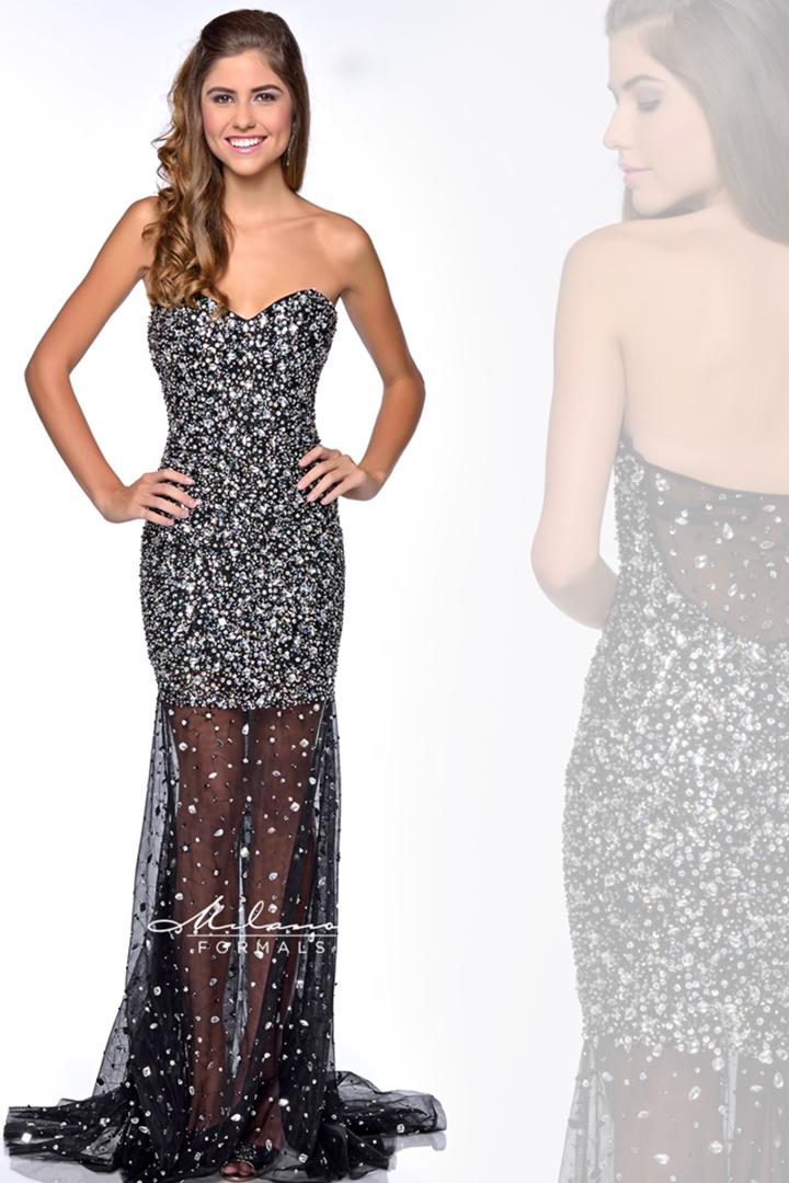 Milano Formals - E1767 Prom Dresses
