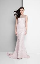 Terani Couture - Whimsical Brocade Gown With Bow Detail 1711e3207