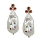 Elizabeth Buenaventura - Harlequin Pearl Earrings