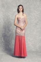 Aspeed - L1298 Gemstone Embellished Strapless Prom Dress