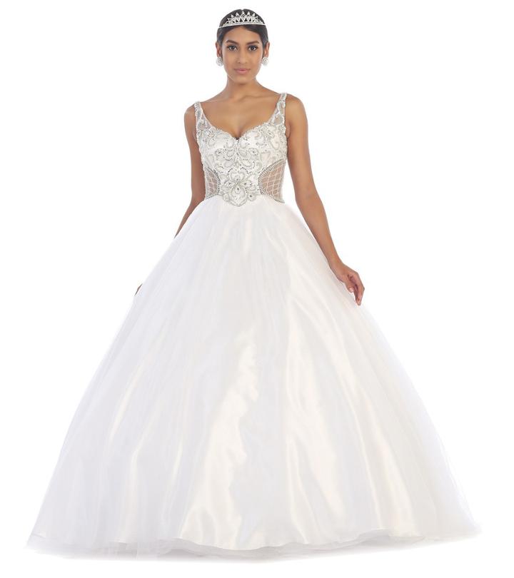 May Queen - Vibrant Bedazzled Sweetheart Ball Gown Lk67