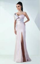 Mnm Couture - Strapless Empire Long Gown With Slit G0710