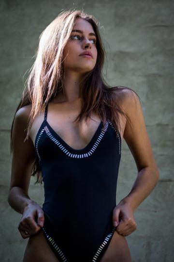 Leah Shlaer Swimwear - The Colette Studded One Piece No. 7