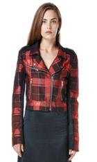 Again Collection - Bowie Plaid Moto In Print