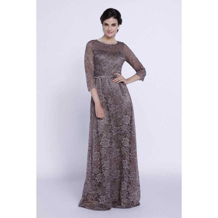 Nox Anabel - Lace Bateau Neck Dress 5131