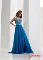 Jasz Couture - Bead-crusted Chiffon Gown 5642