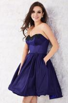Angela And Alison - 52001 Scroll Beaded Strapless A-line Dress