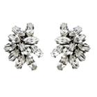 Ben-amun - Crystal Cluster Clip Earrings