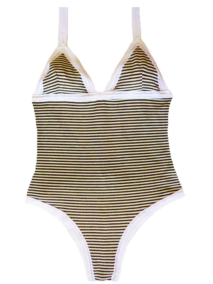Leah Shlaer Swimwear - Lsl One Piece In Paris Stripes