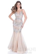 Terani Evening - Stunning Jeweled Bodice Mermaid Gown 1611p0705