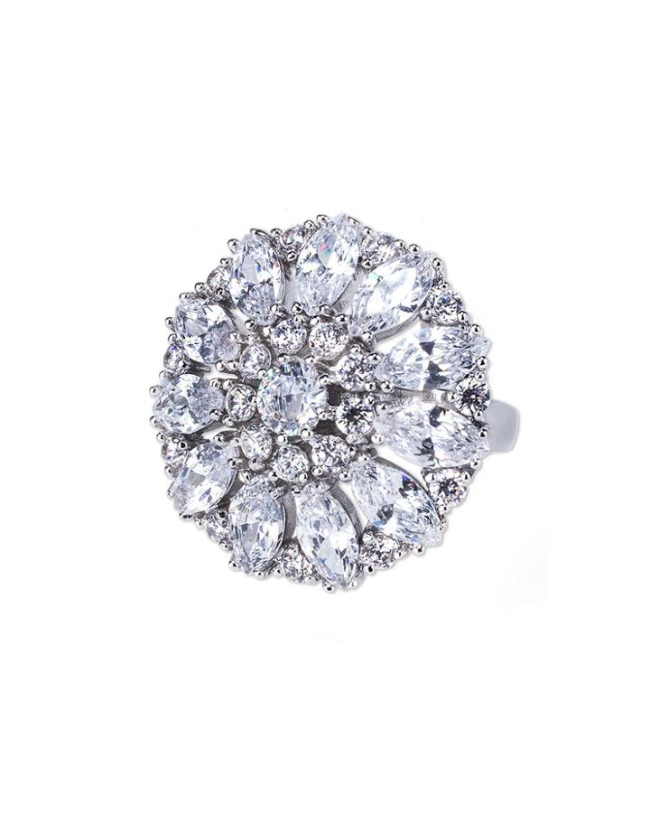 Cz By Kenneth Jay Lane - Deco Ring