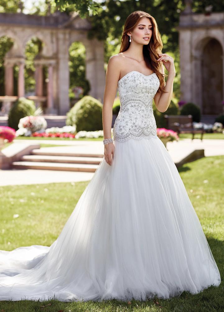 Martin Thornburg For Mon Cheri - 117287 Embroided Trumpet Bridal Gown