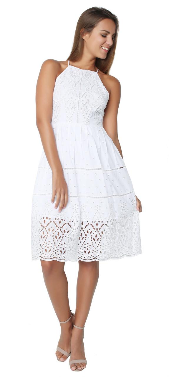 Parker - Alana Dress White