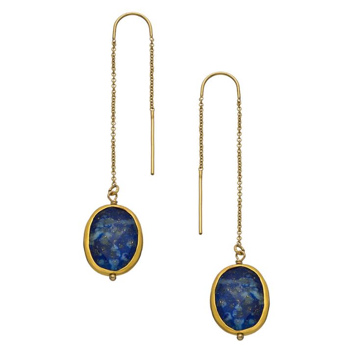 Heather Hawkins - Thread Thru Earrings - 14k Gold Fill - Multiple Colors