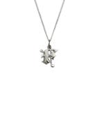 Femme Metale Jewelry - Love Letter F Charm Necklace