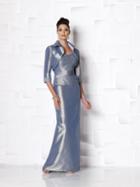 Cameron Blake By Mon Cheri - 113600 Long Dress In Wedgewood