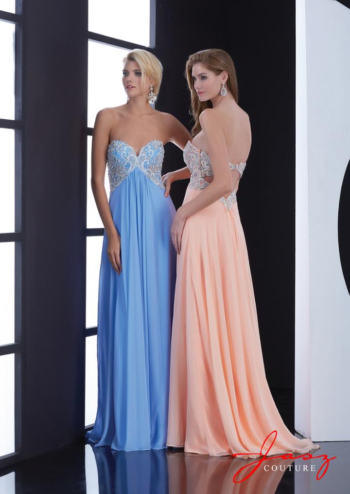 Jasz Couture - 5417 Dress In Peach