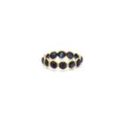 Tresor Collection - Blue Sapphire Eternity Stackable Ring In 18k Yg