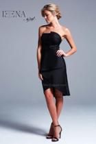 Ieena For Mac Duggal - 25006 Bustier Dress In Black