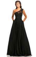 Johnathan Kayne - 8045 One Shoulder Asymmetric A-line Dress