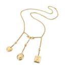 Ben-amun - Royal Charm Three Locket Gold Necklace