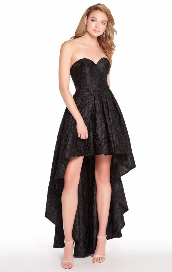 Alyce Paris - 60083 Strapless Pleated High Low Dress
