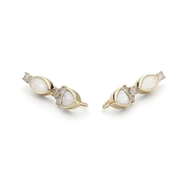 Margaret Elizabeth - Laguna Crawlers Moonstone & Labradorite