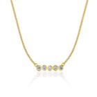 Logan Hollowell - 5 Diamond Star Line Necklace