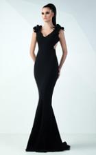 Mnm Couture - Sultry Peek A Boo Sides Evening Gown G0729