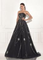 Tarik Ediz - Strapless Embellished Ballgown 92820