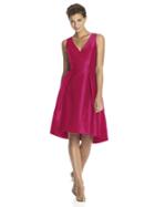 Alfred Sung - D586 Bridesmaid Dress In Sangria