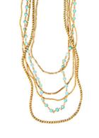 Heather Gardner - 5 Layer Large Crystal Ethiopian Necklace